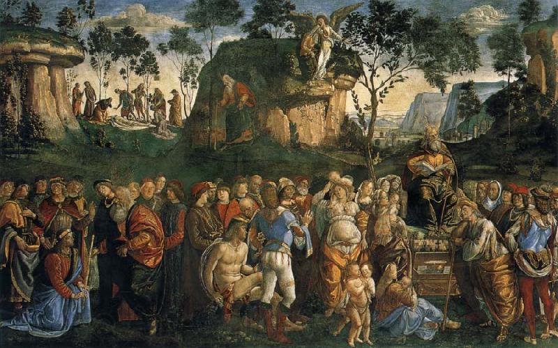 Luca Signorelli Testament and death Moses Norge oil painting art